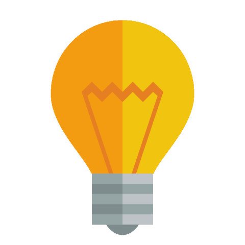 LightBulb PNG Vector & Illustration Image