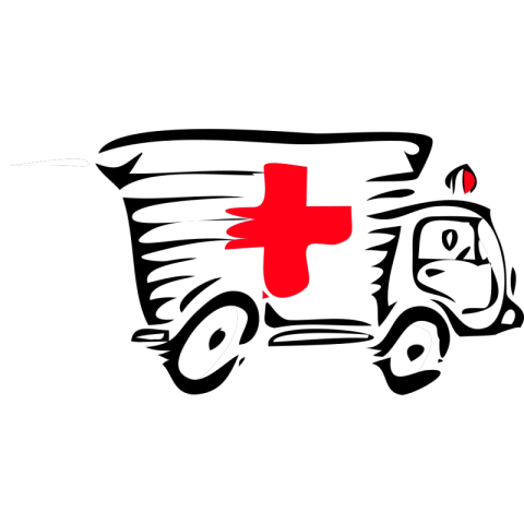 HandArt Ambulance PNG Drawn free download