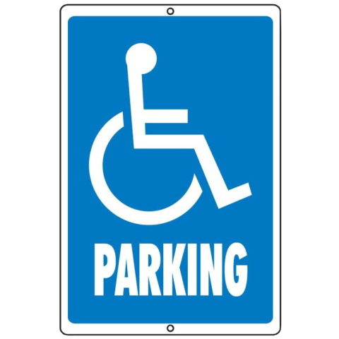 Disable Person Parking PNG Symbol Free Download
