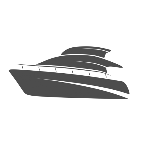 PSD Vector Art Design on Yacht PNG Logo