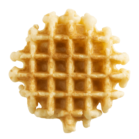Waffle PNG Image on White Background Free Download
