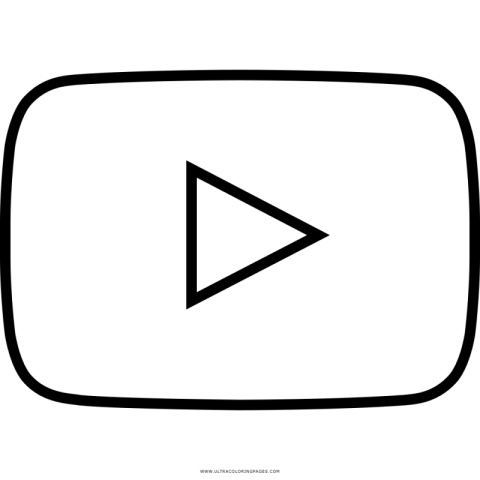 Youtube Logo PNG Outline Free Download