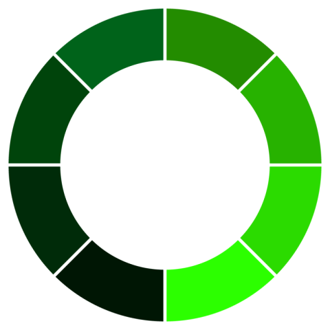 Green icon simple white background
