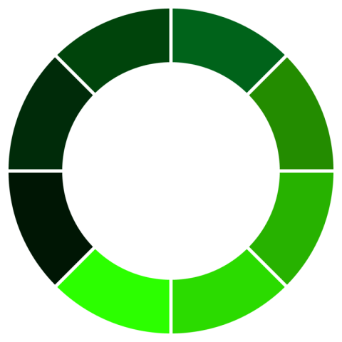 Light and dark green colour loding icon
