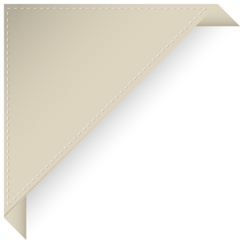 Grey corner ribbon banner vactor graphic