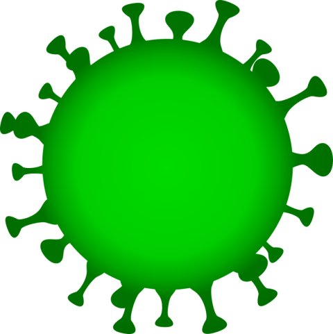 Watercolor Coronavirus PNG Drawing Free Download