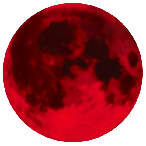 Red Moon PNG Image Free Download