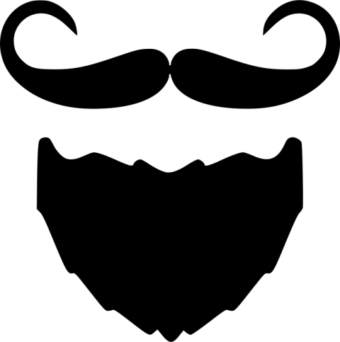 Clip Art French Moustache PNG Logo Free Download