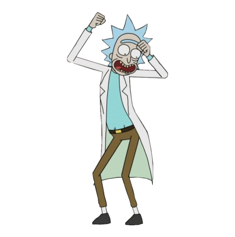 Dancing Rick And Morty PNG Charcater Free Download