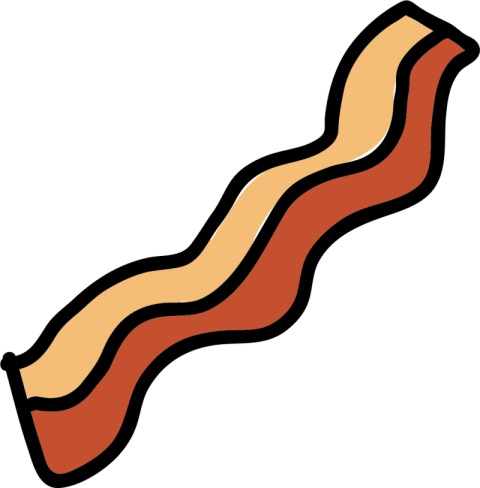 Handart Bacon PNG Drawing Free Download