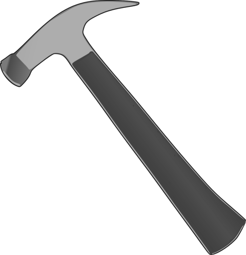 Isolated On SVG Hammer PNG Drawing