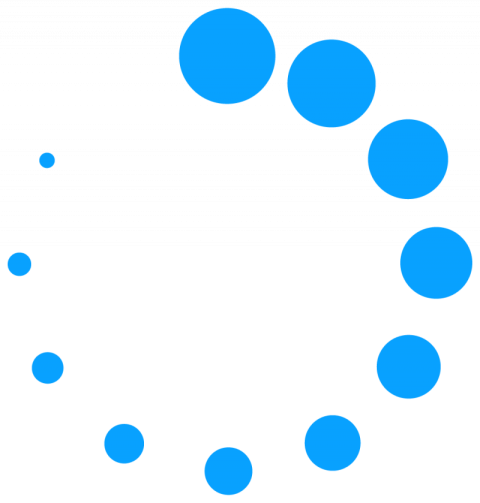 Loding circle icon vector graphic design