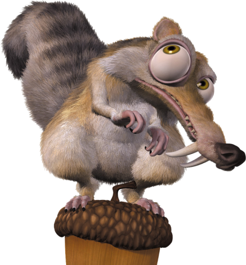 Ice Age Scrat Squirrel PNG Image Free Download