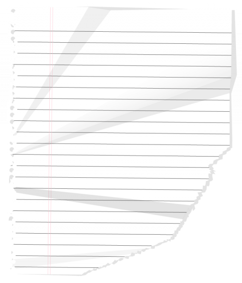 Note book paper vector graphic design