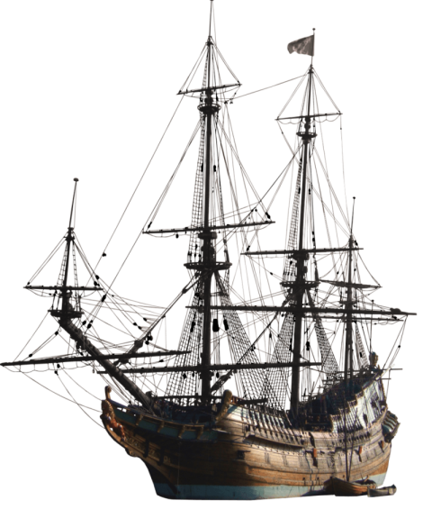 Big Yacht PNG Wooden ship Image