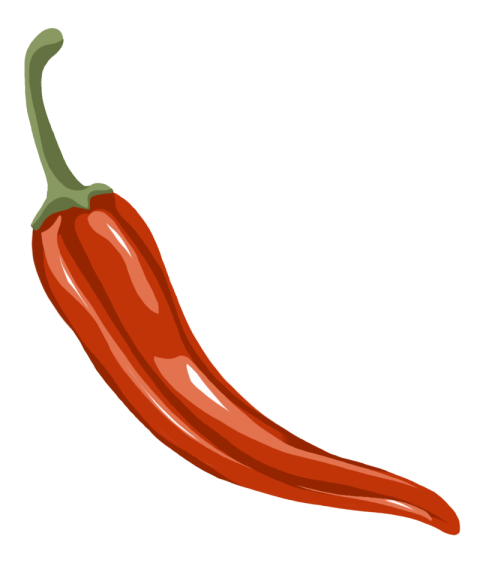 Illustration Tabasco Red Chilli PNG Caliprt Image