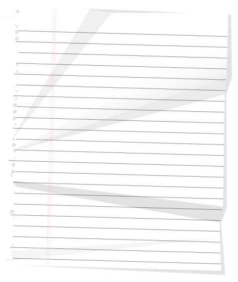 Folding note book paper vector graphic design