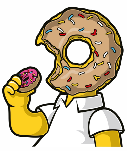 Full homer Simpsons PNG Image