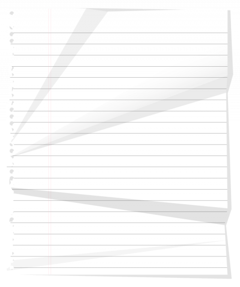 Rough note book paper vector graphic design