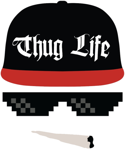 Pixel Thug Life PNG Image Free Download