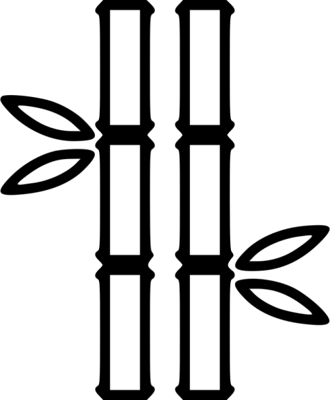 PSD VectorArt Bamboo PNG Outline Free Download