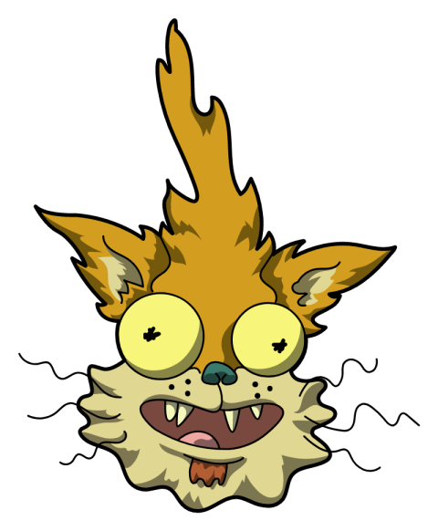Rick And Morty PNG Cat Sticker Free Download