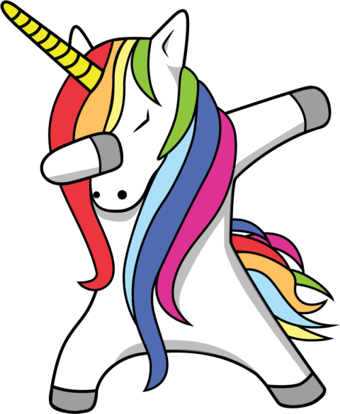 PSD Unicorn PNG Graphic Design Cartoon