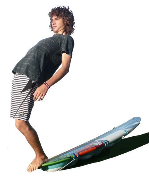 Surfing Scene PNG Image Free Background