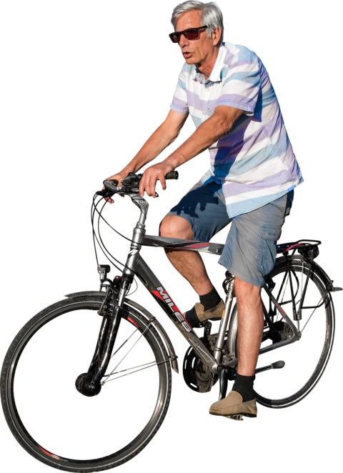 Road Cycling PNG Image on Transparent