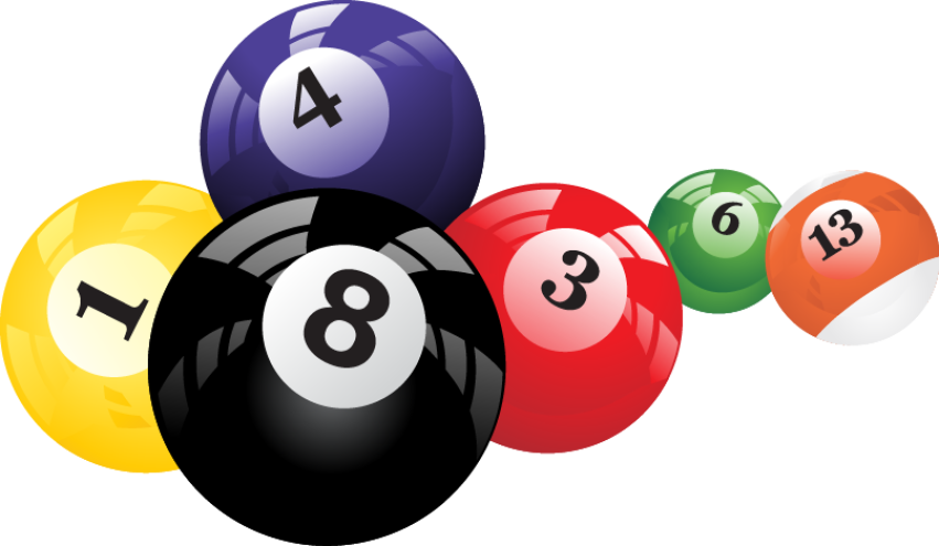 Shiny Billiard Balles PNG Free Photo Download