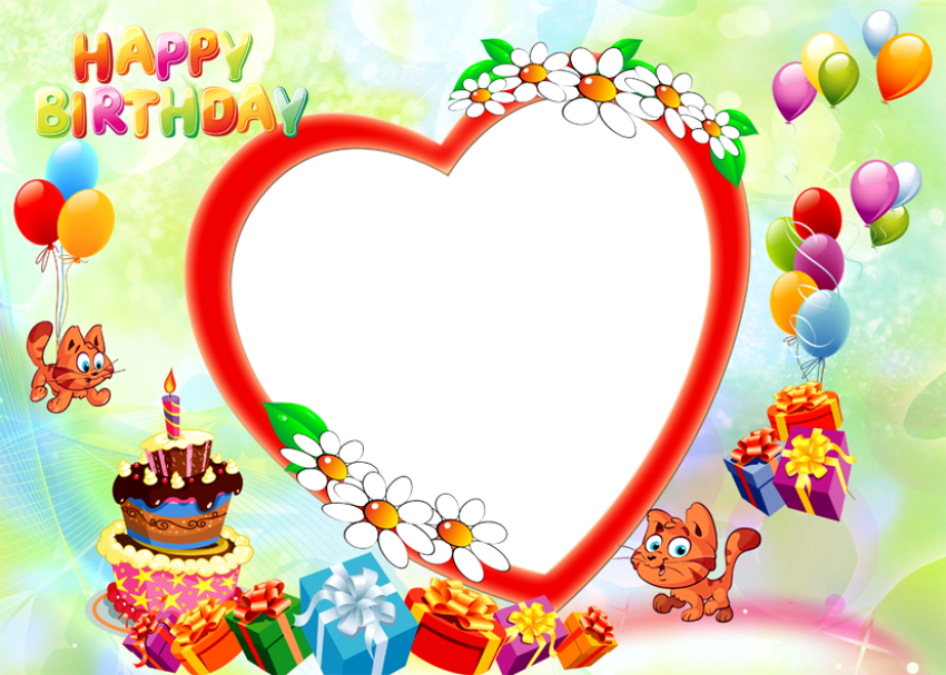 Illustration Birthday Card Design PNG Photo