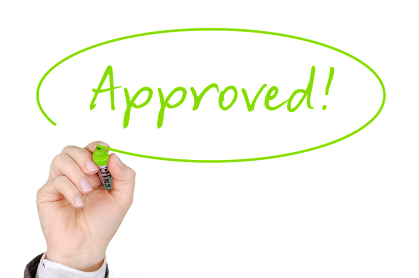 Hand painted Approved PNG Text Write Free Download