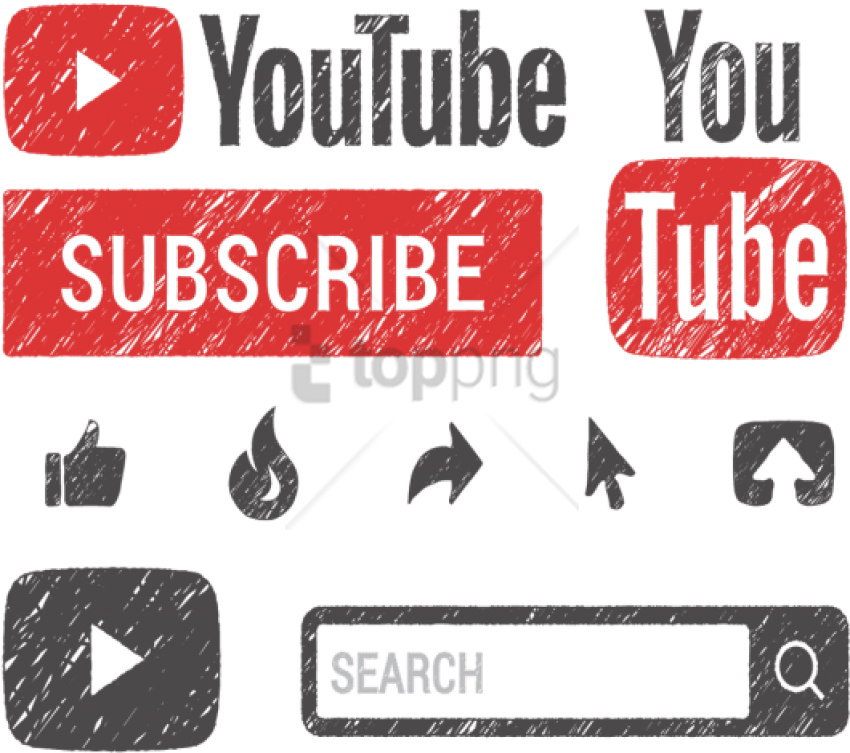 Clip Art Free YouTube Subscribe PNG Free Background Free Download
