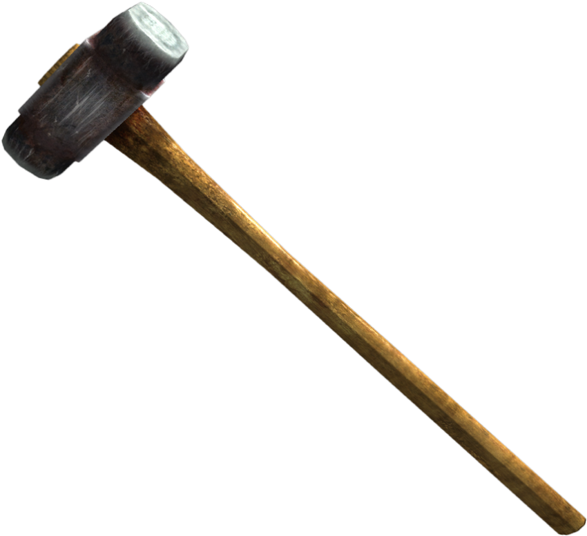 Sledge Hammer PNG On Transparent Background Image