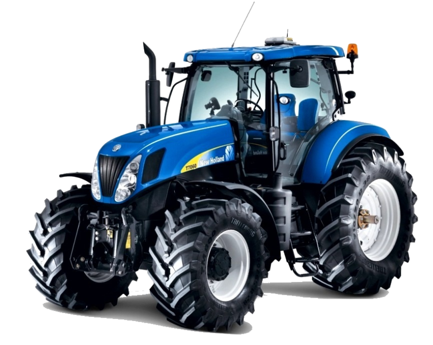 Blue Tractor PNG Image Free Download