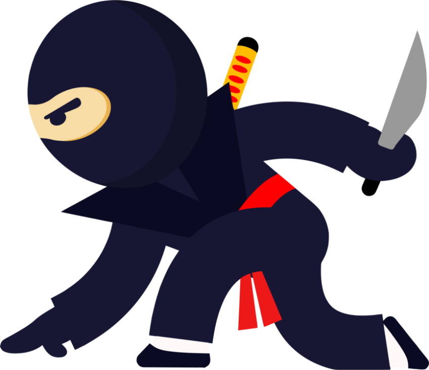 Sword Roylaty Free Vector Art On Ninja PNG Image