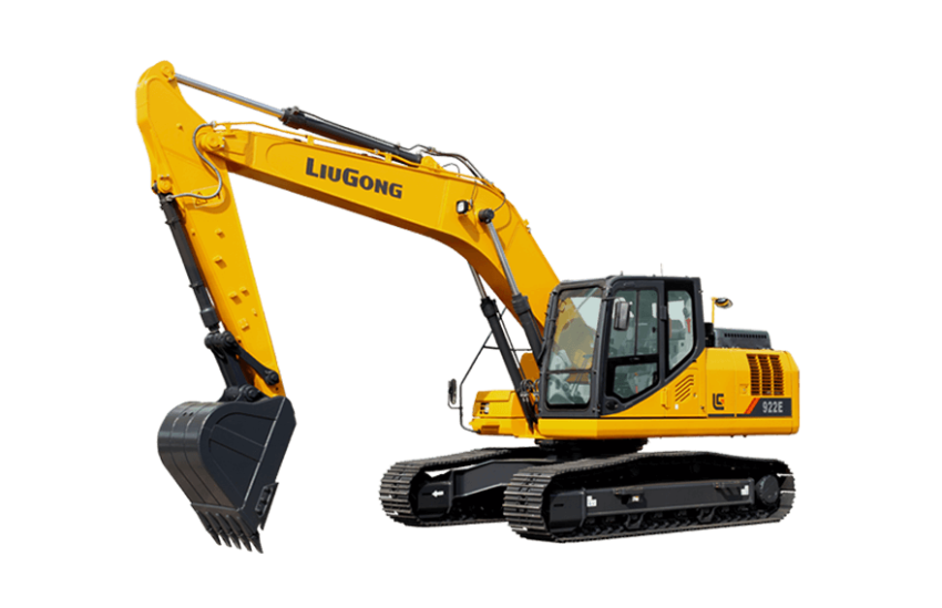 Liugong Excavator PNG Tranparent Background