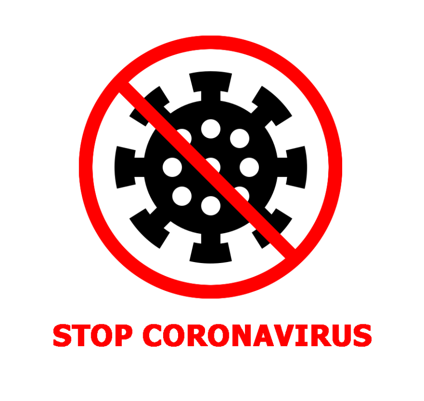 Stop Coronavirus PNG Sign Board Free Download