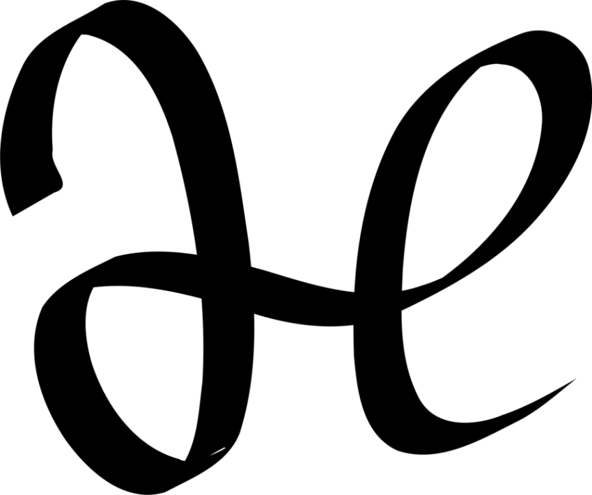 Creative H Letter PNG No Background Image