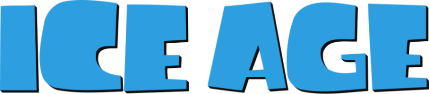 Blue Ice Age PNG Alphabets Image Free Download