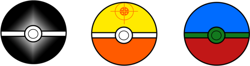 PSD Isolated mine Pokeball PNG Ball