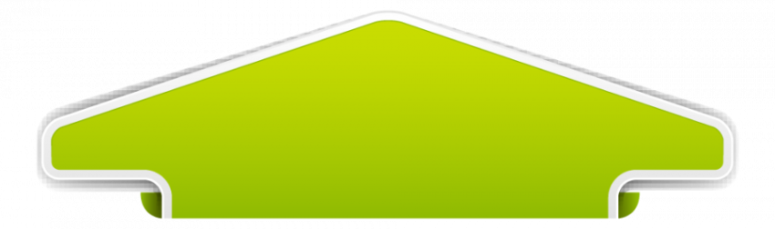 Green Arrow banner design vector