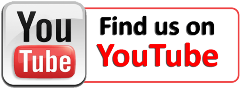 Youtube Logo PNG Find us On Free Download