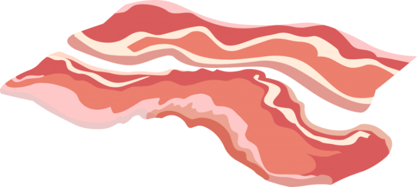 Sillhouette Bacon Logo PNGs Free Download