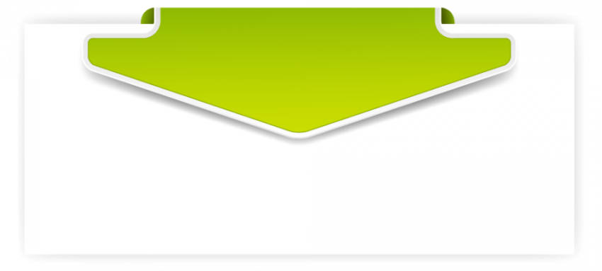 White and green Arrow banner vector graphic design