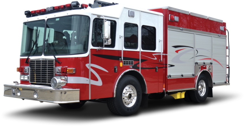 Rescue Fire Truck PNG Bus Free Download