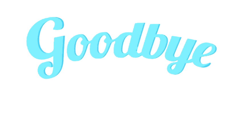 Aesthetic Goodbye PNG Image
