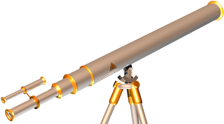 Isolated Free Clipart Telescope PNG Image Free Download