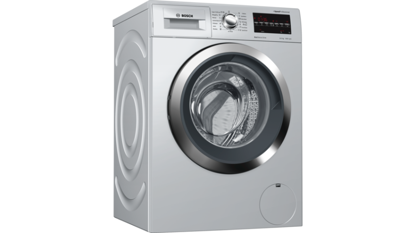 Silver iconic Washing Machine PNG Picture Free Download