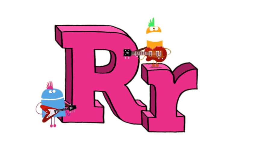 Florer R Letter PNG Image